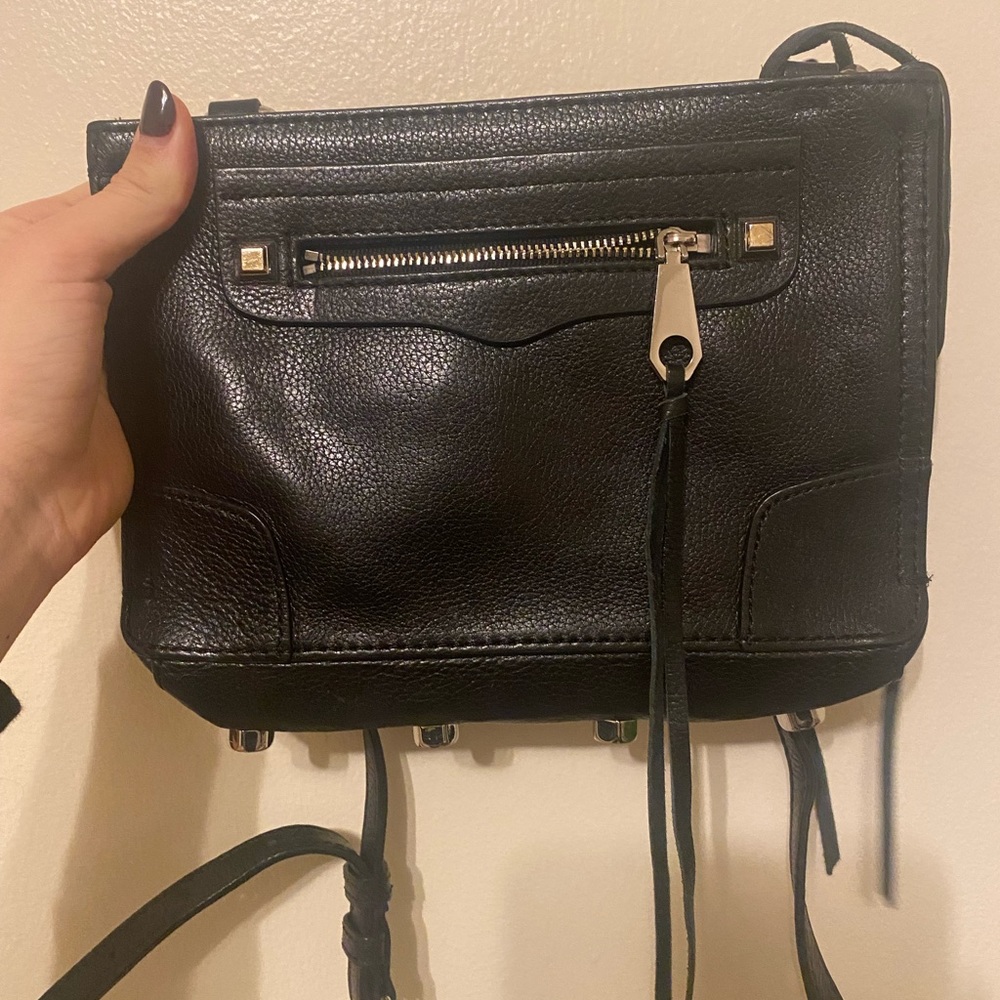 Black, crossbody Rebecca Minkoff bag